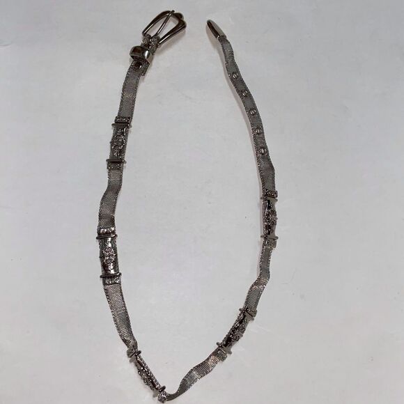 VTG, Silver Mesh Heavy Weight CC-14 5A Chic Silver Women\'s Belt main image 8